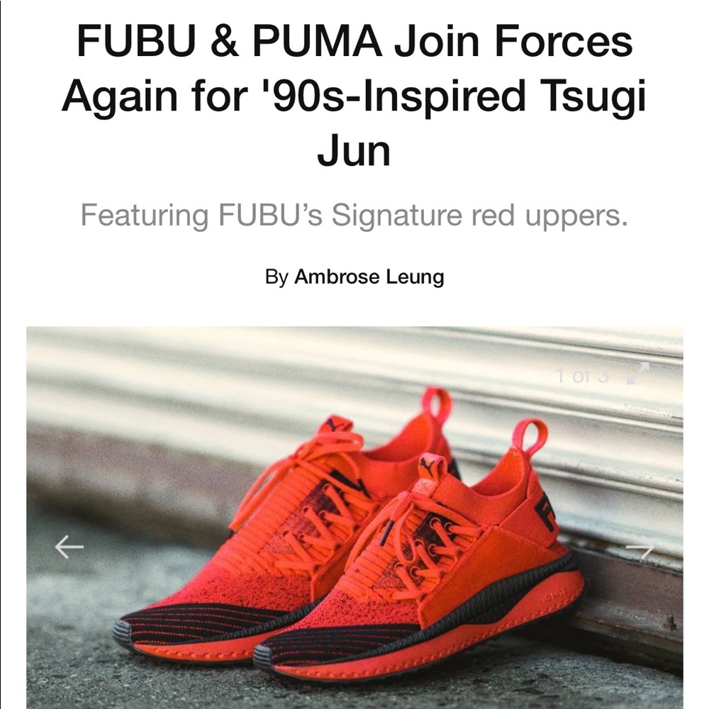 Puma-Fubo collaboration size 11